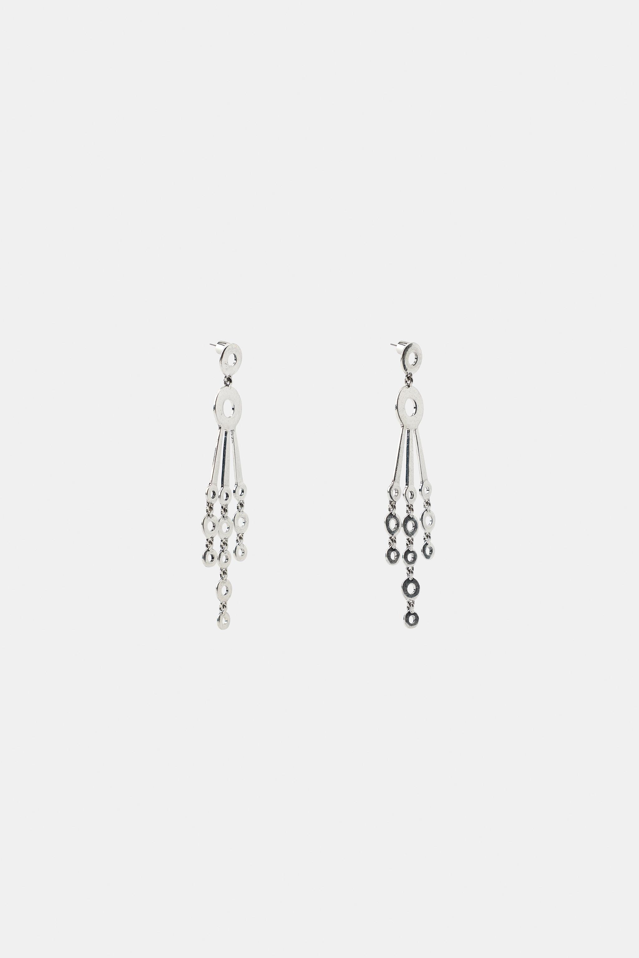 METAL CIRCLE EARRINGS