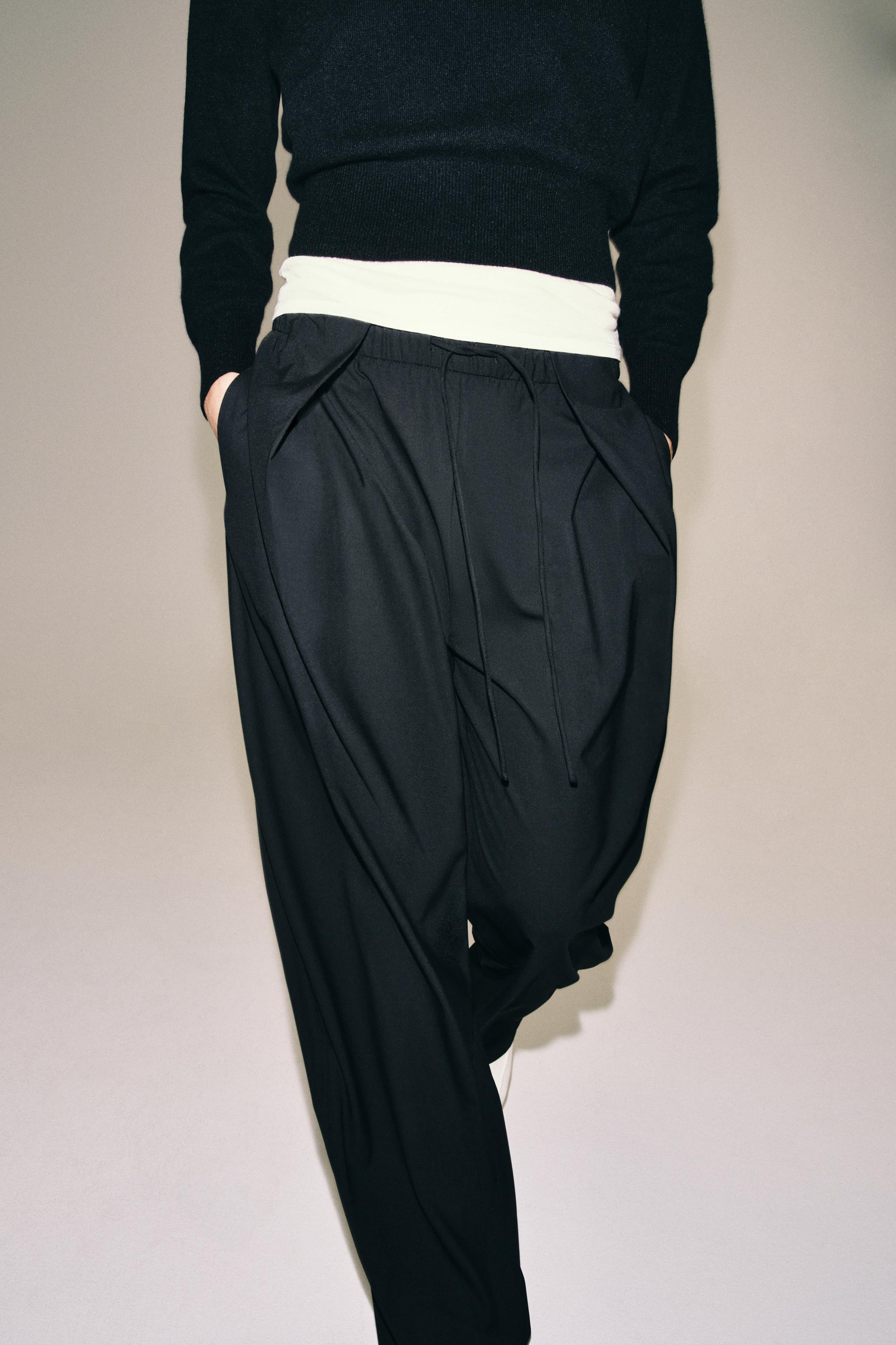 ZW COLLECTION PLEATED TROUSERS