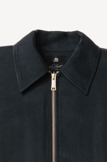 CHAQUETA BOMBER HOMBRERAS WILLY CHAVARRIA X ZARA - Marino de Zara