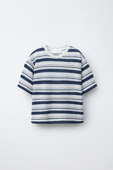 Zara Çi̇zgi̇li̇ - ÇİZGİLİ TRİKO T-SHIRT - 0 görseli