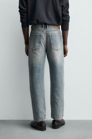 JEAN DROIT COUPE CHEVILLE - Bleu moyen de Zara - Image 2