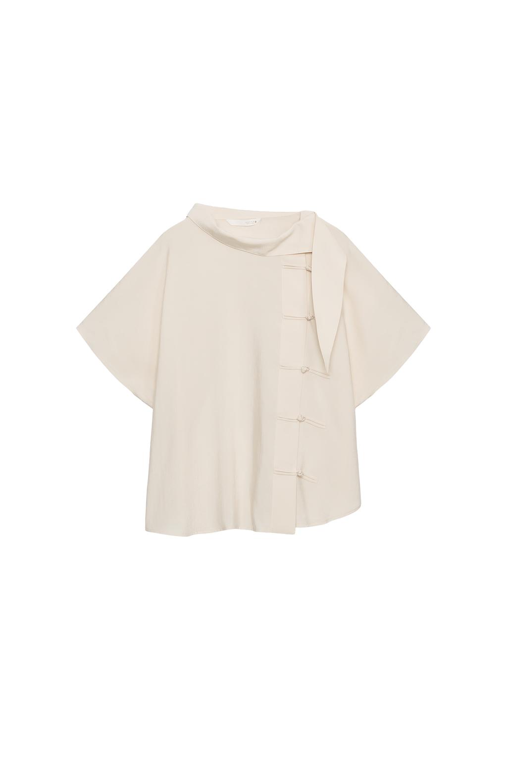 FLOWY FIREMAN CLASP BLOUSE ZW COLLECTION - image 3