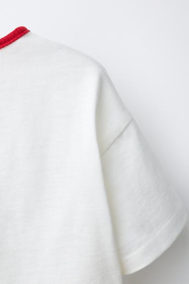 T-SHIRT DÉCOR MILK - Blanc cassé de Zara - Image 3