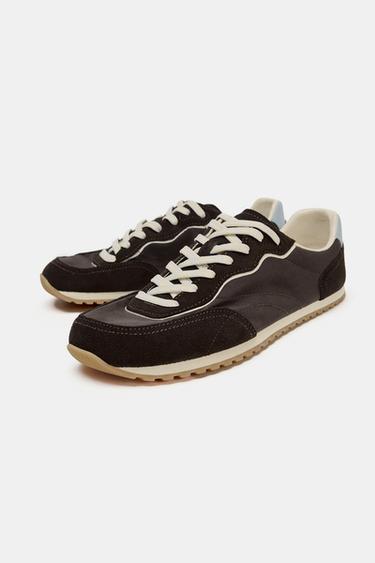 CONTRAST BAREFOOT TRAINERS - Brown by Zara - Image 5