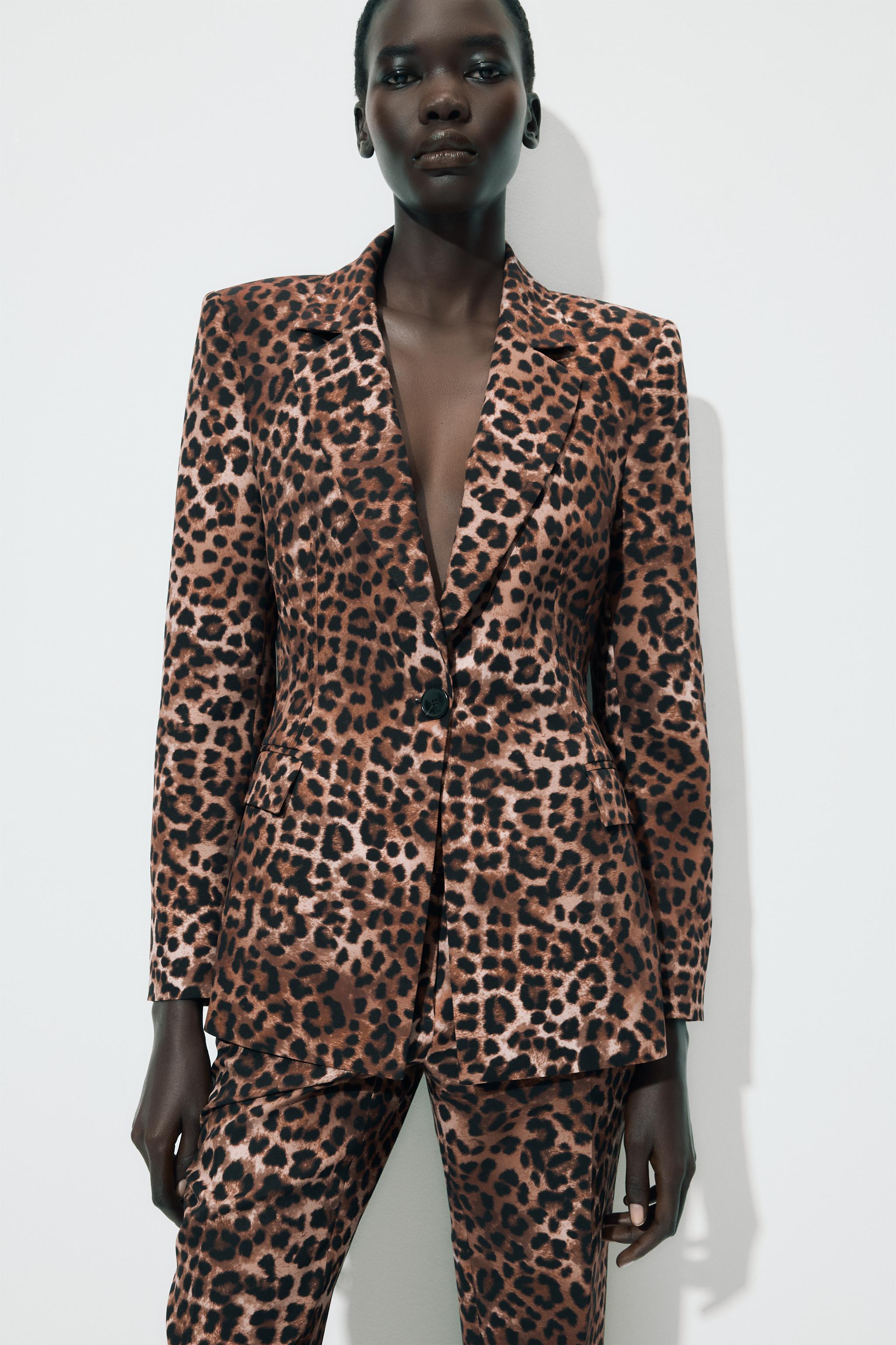 ANIMAL PRINT BLAZER Leopard ZARA Australia - Main Image