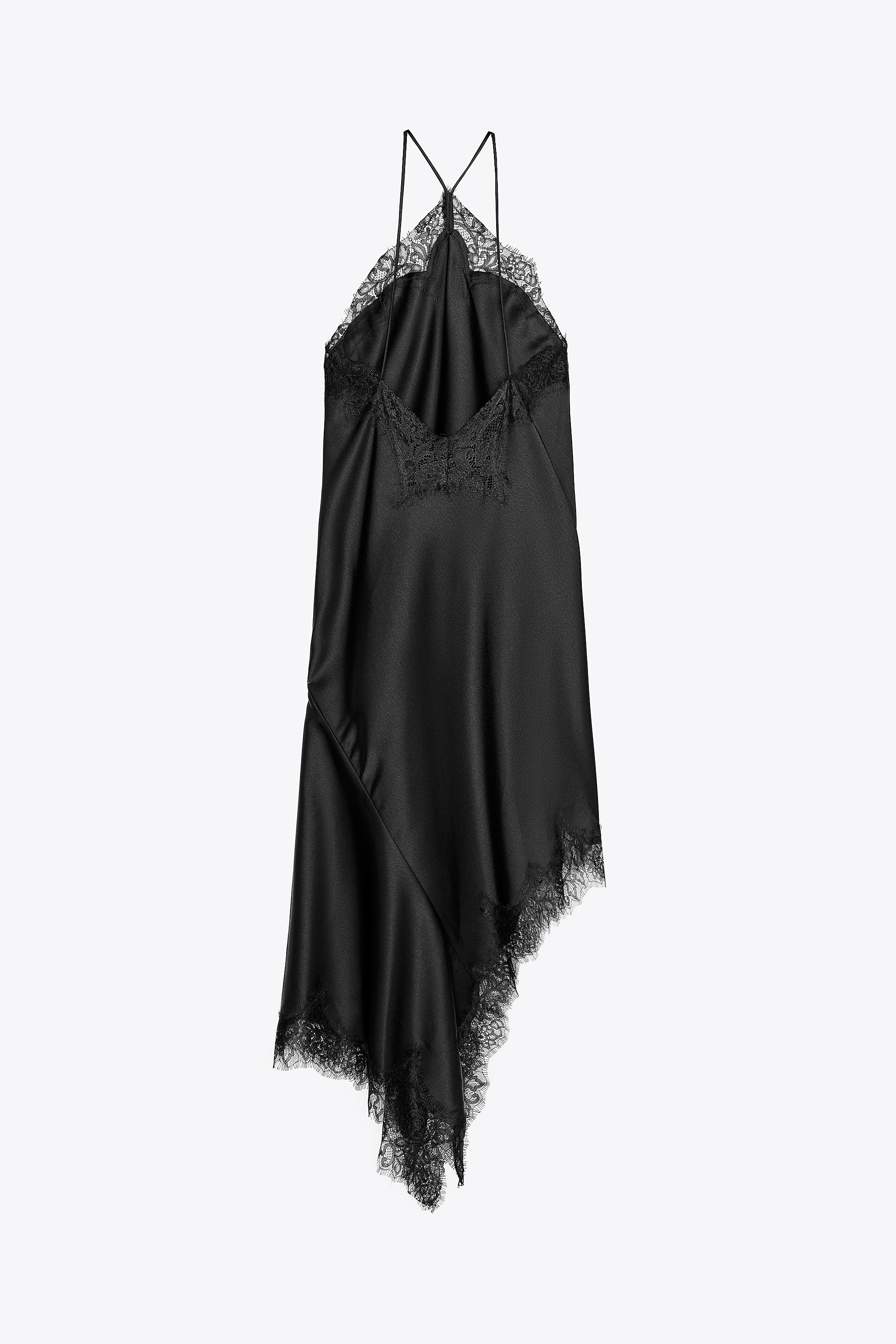 ROBE SATINÉE DENTELLE ZW COLLECTION