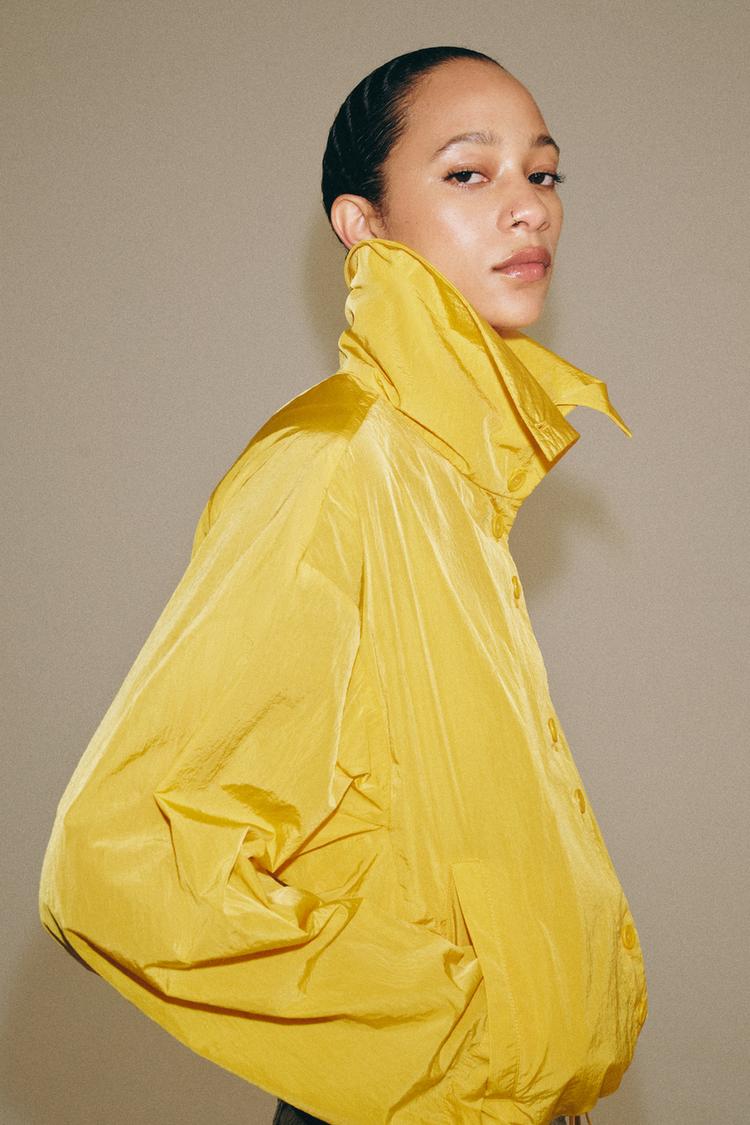 Chaqueta bomber de cuello alto ZW COLLECTION 3