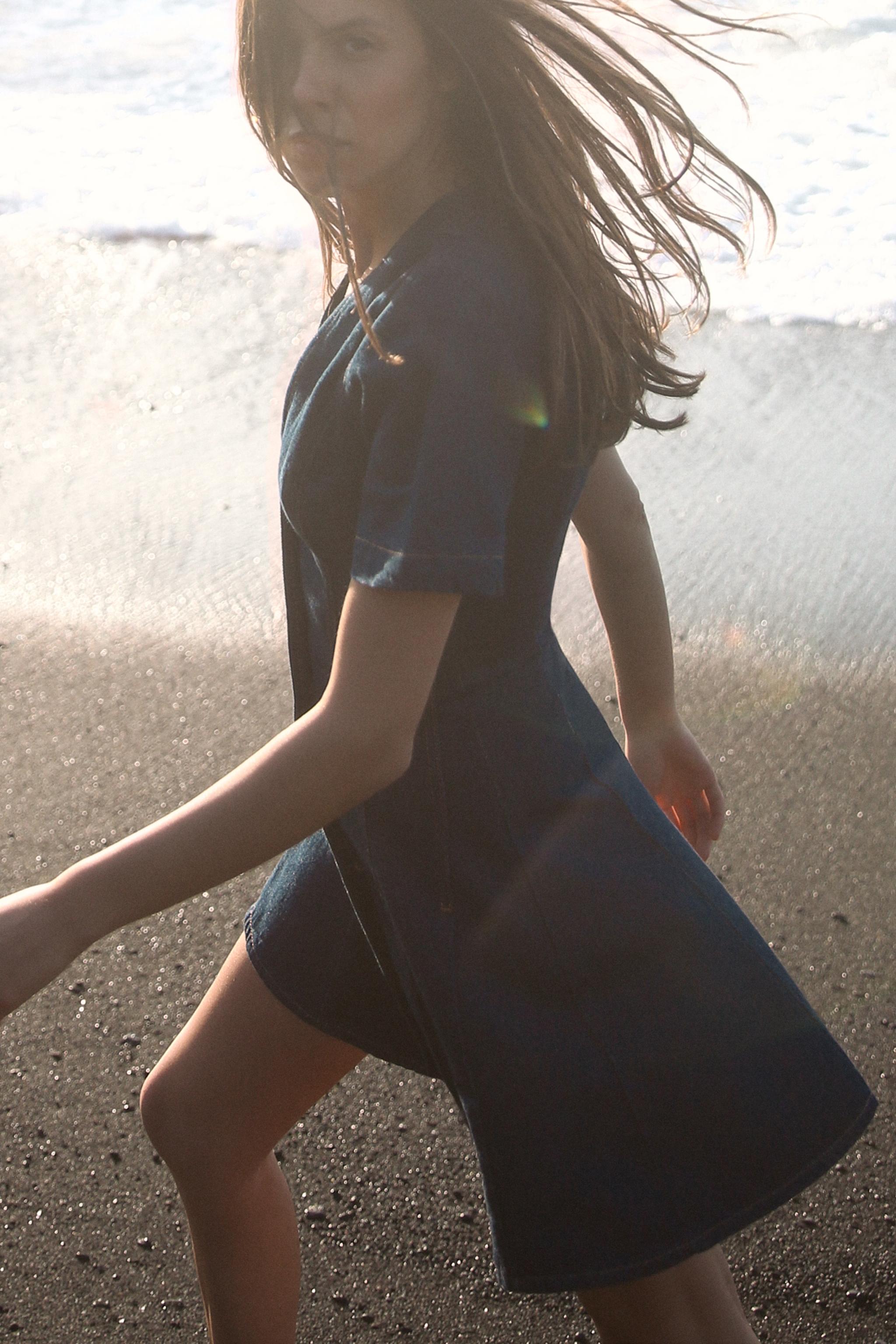 Z1975 DENIM MINI DRESS