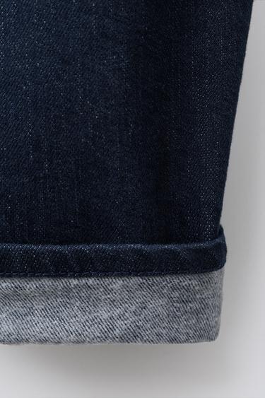 BRUSHED CARGO JEANS - Blue by Zara - Image 3