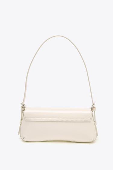 SHOULDER BAG WITH FLAP - white by Zara - Image 4