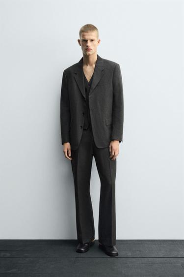 LIMITED EDITION TEXTURED BLAZER - Greenish by Zara