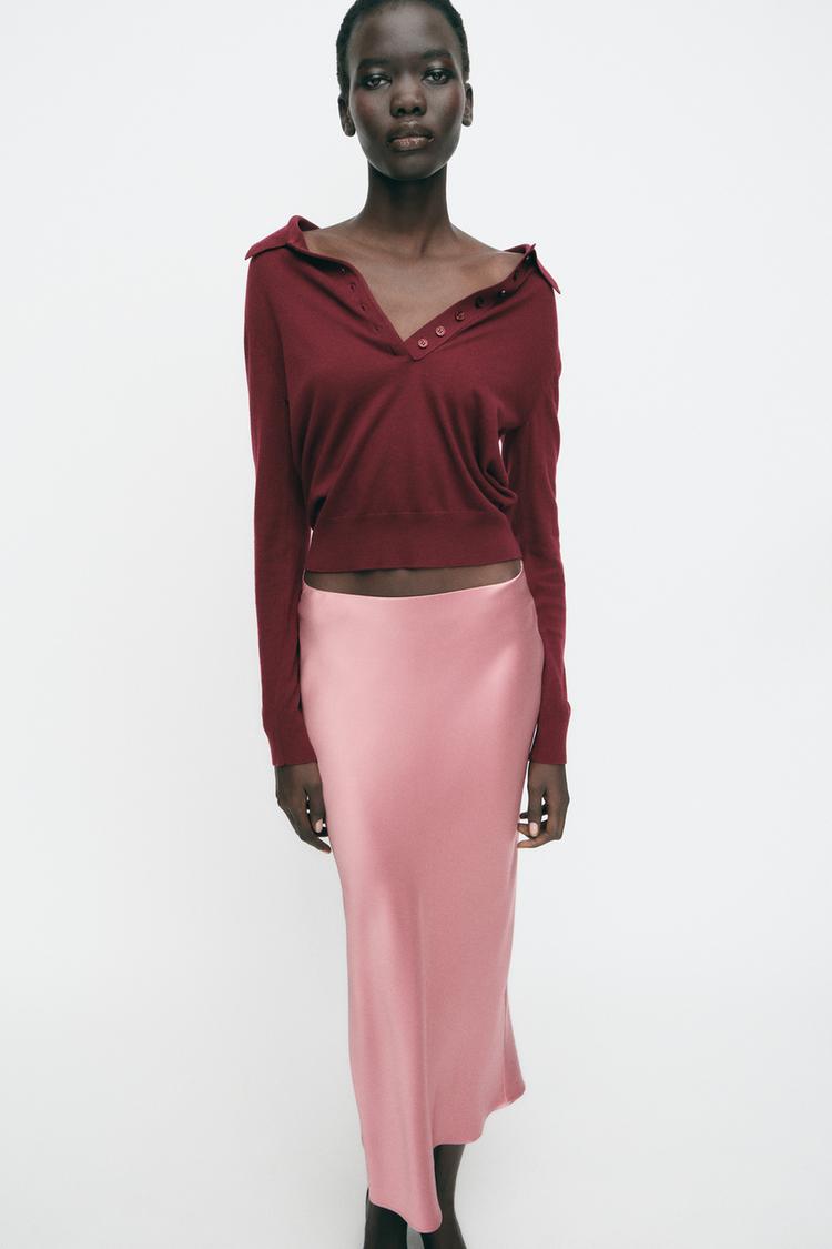 Falda Roja Faldas De NiÃ±a Zara Falda Corta Zara Faldas Tejanas