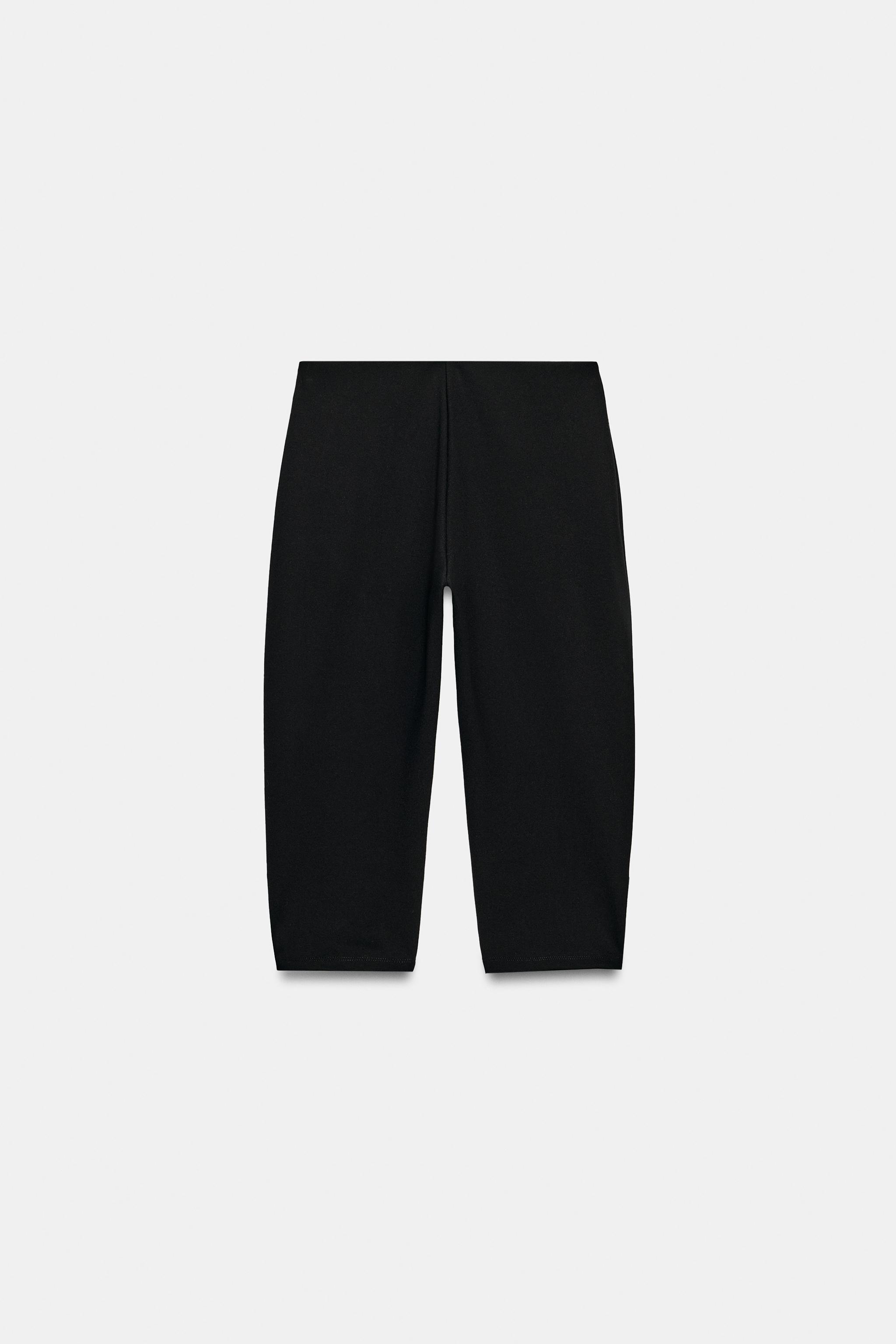 Женские леггинсы Zara INTERLOCK CAPRI LEGGINGS — фото 6