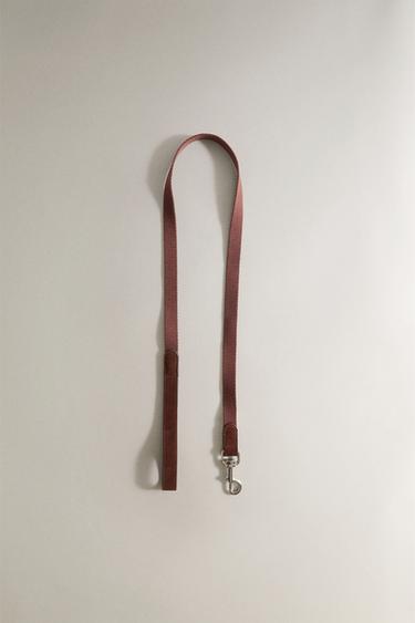 PET LEAD WITH LOBSTER CLASP - Burgundy by Zara - Image 0