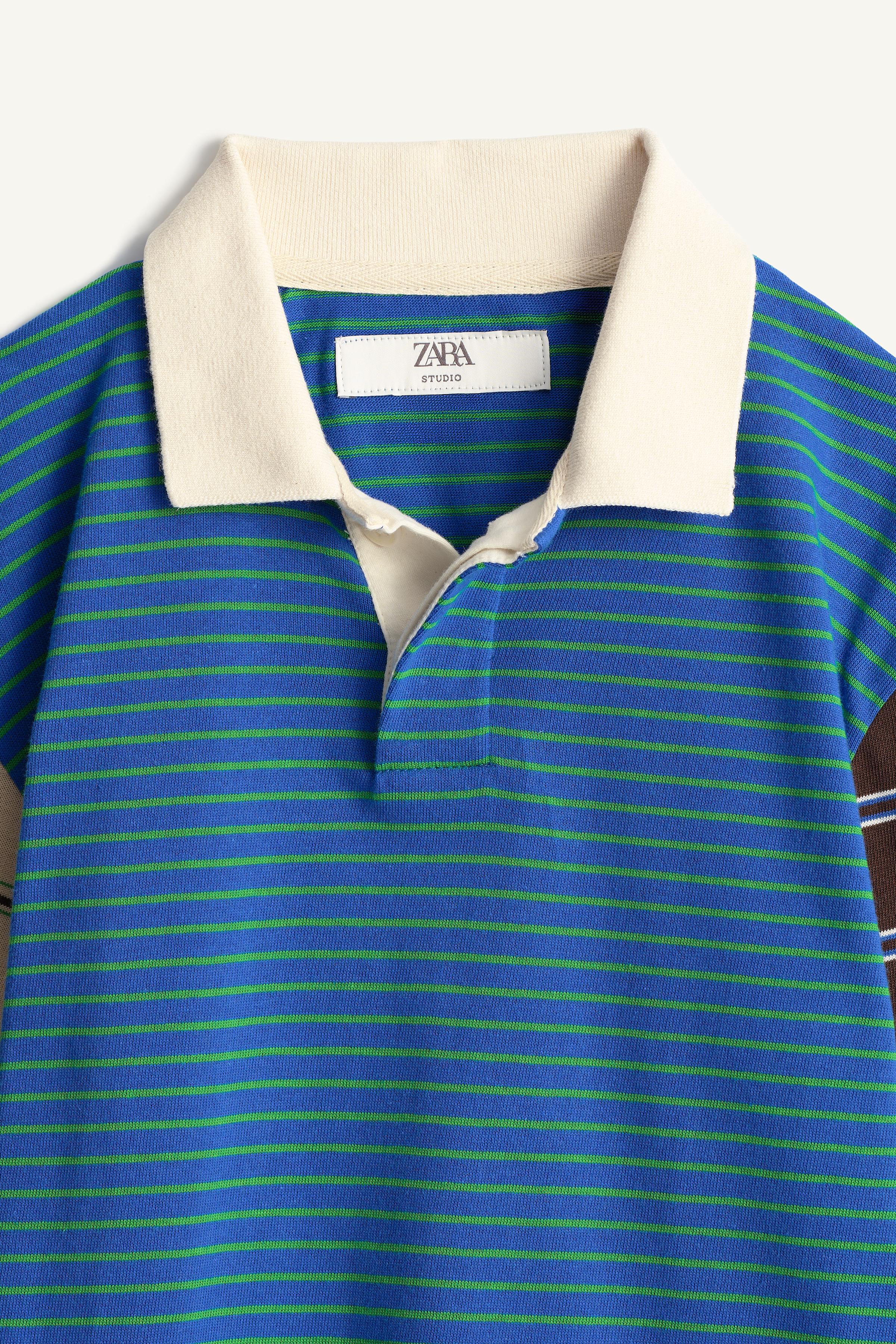 POLO À RAYURES COMBINÉES LIMITED EDITION
