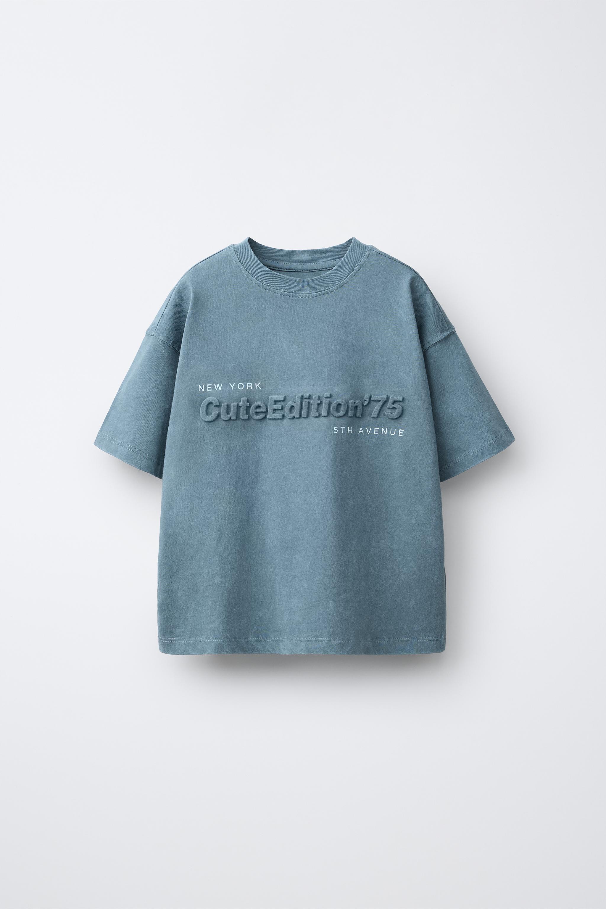 T-SHIRT IMPRIMÉ EN RELIEF
