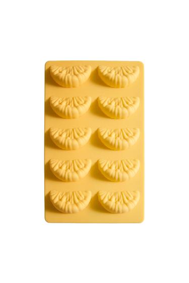 Silikonová forma na led 10 dílků - Pastelově žlutá od Zara