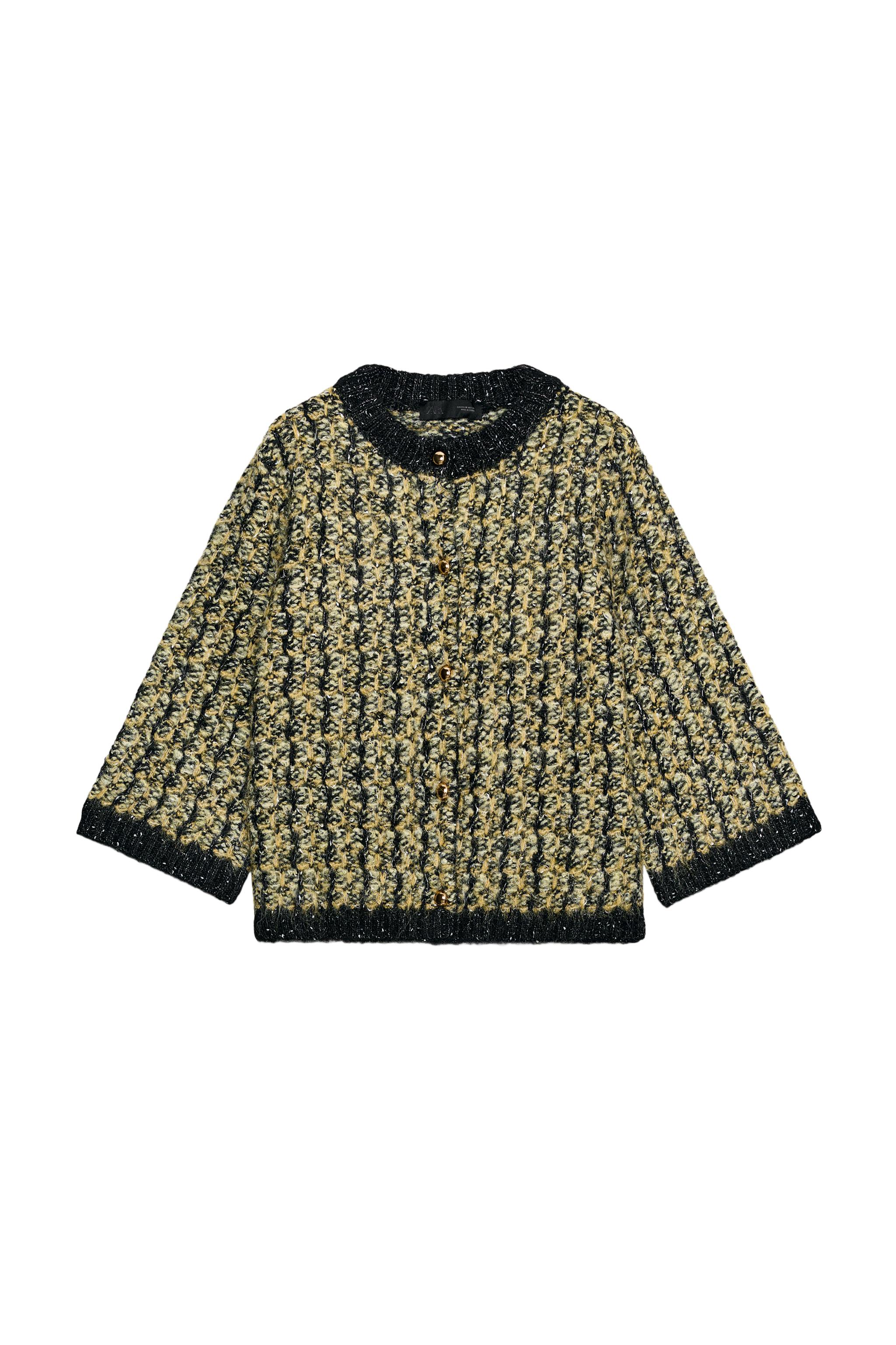 CHAQUETA PUNTO EFECTO CEPILLADO