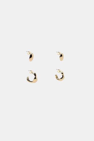 PACK PENDIENTES DORADOS - Dorado de Zara