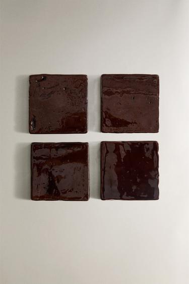 Zara KOMPLET KUTIJE PLOČICA TODOBARRO (50 KOMADA / 0,5 M²) – Kaki