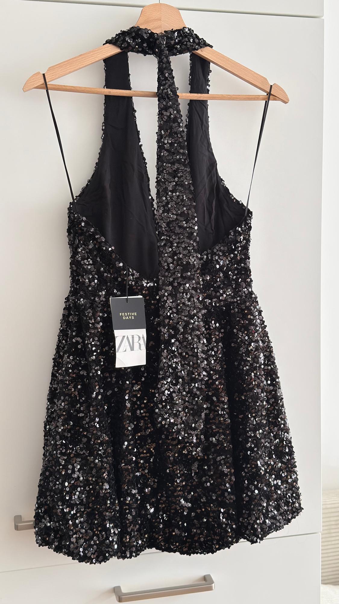 SEQUIN PUFFBALL DRESS - Image 3