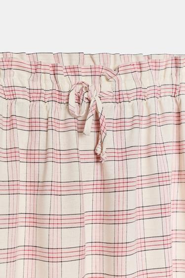 ZW COLLECTION CHECK MIDI SKIRT - Multicoloured by Zara - Image 7