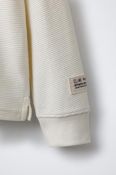 T-SHIRT OTTOMAN ÉTIQUETTE - Écru de Zara - Image 3