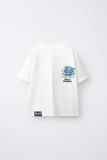T-SHIRT IMPRIMÉ STEAL A BRAINROT © SPYDER GAMES - Blanc de Zara