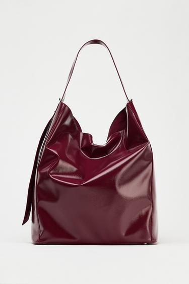 MAXI SACA - Rojo Burdeos de Zara