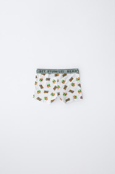 6-14 ANS/ LOT DE DEUX BOXERS STUMBLE GUYS ™ © SCOPELY - Vert de Zara - Image 3