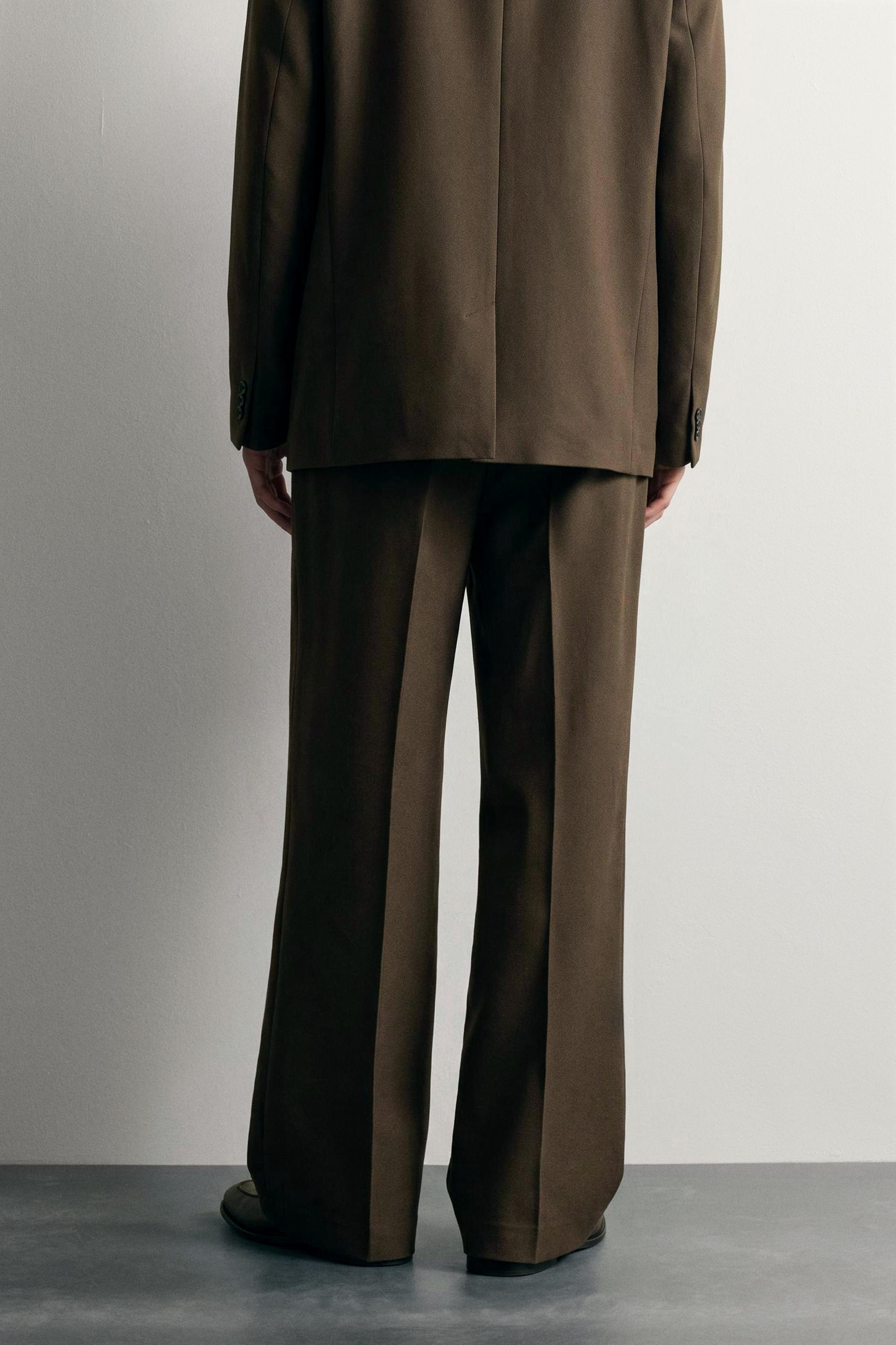 FLARE FIT SUIT PANTS