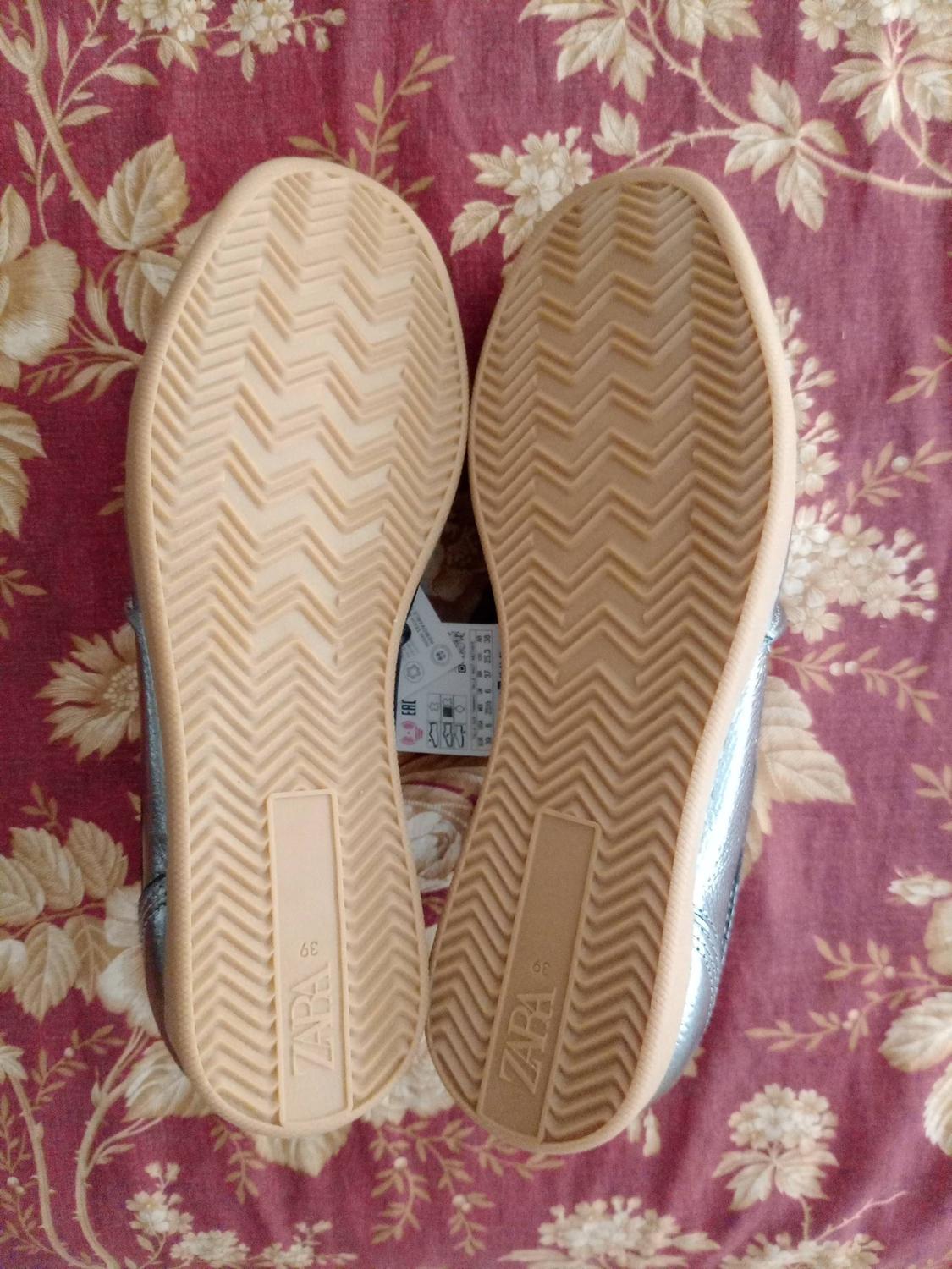 METALLIC LEATHER TRAINERS - Image 5