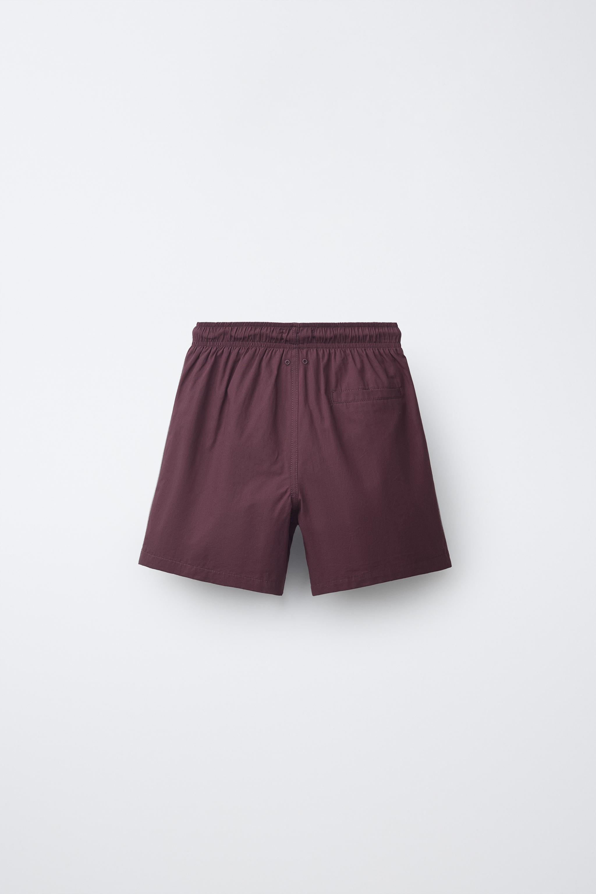 6-14 YEARS / PUKAS SURF SWIM SHORTS — Aubergine (alternate view)