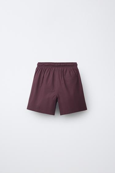 6-14 YEARS / PUKAS SURF SWIM SHORTS - Aubergine by Zara - Image 1