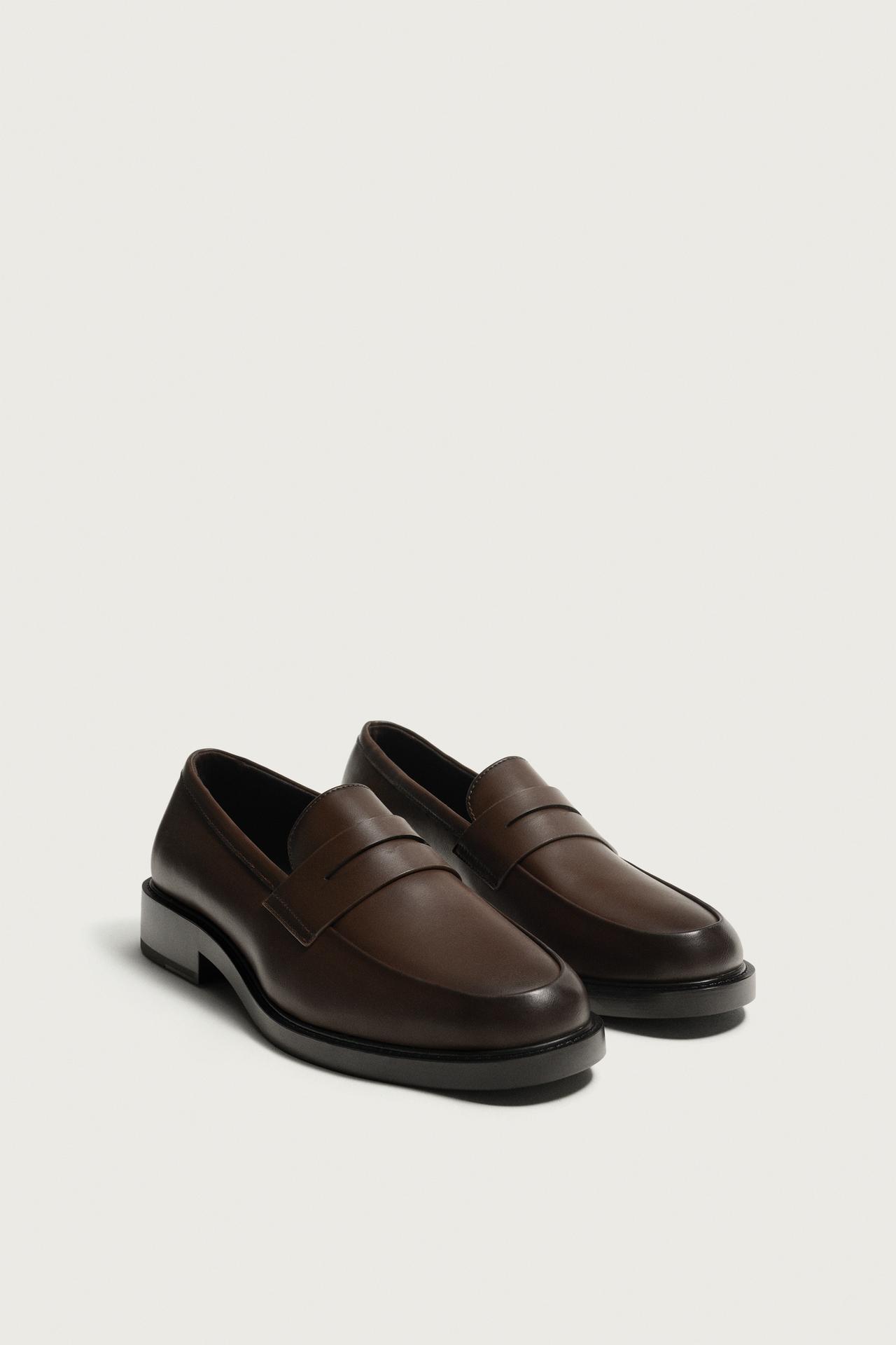 DRESS PENNY LOAFERS — Brown