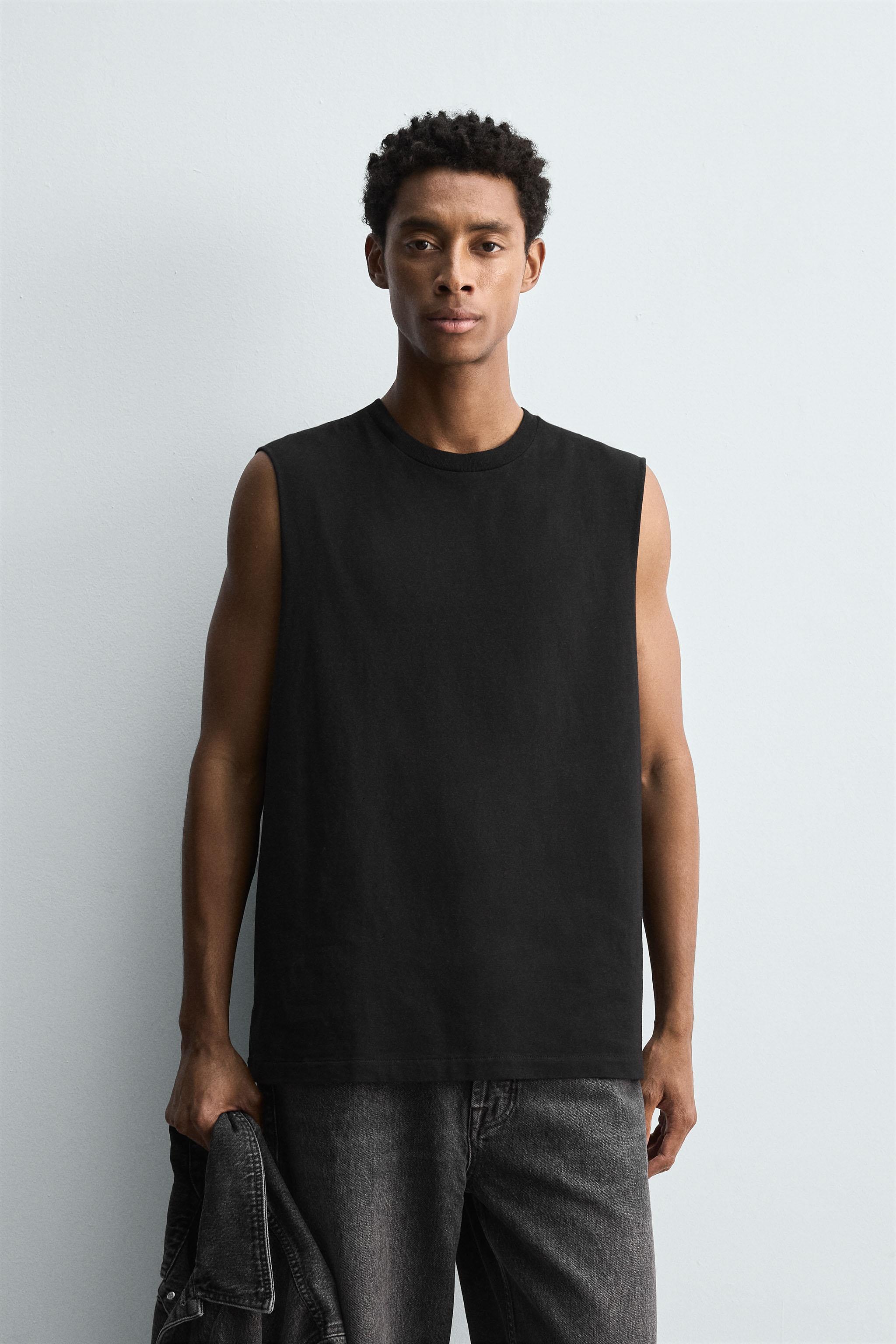 スペイン発送 ZARA プリントテキストタンクトップ カジュアル 00495412800-p.jpg?ts=