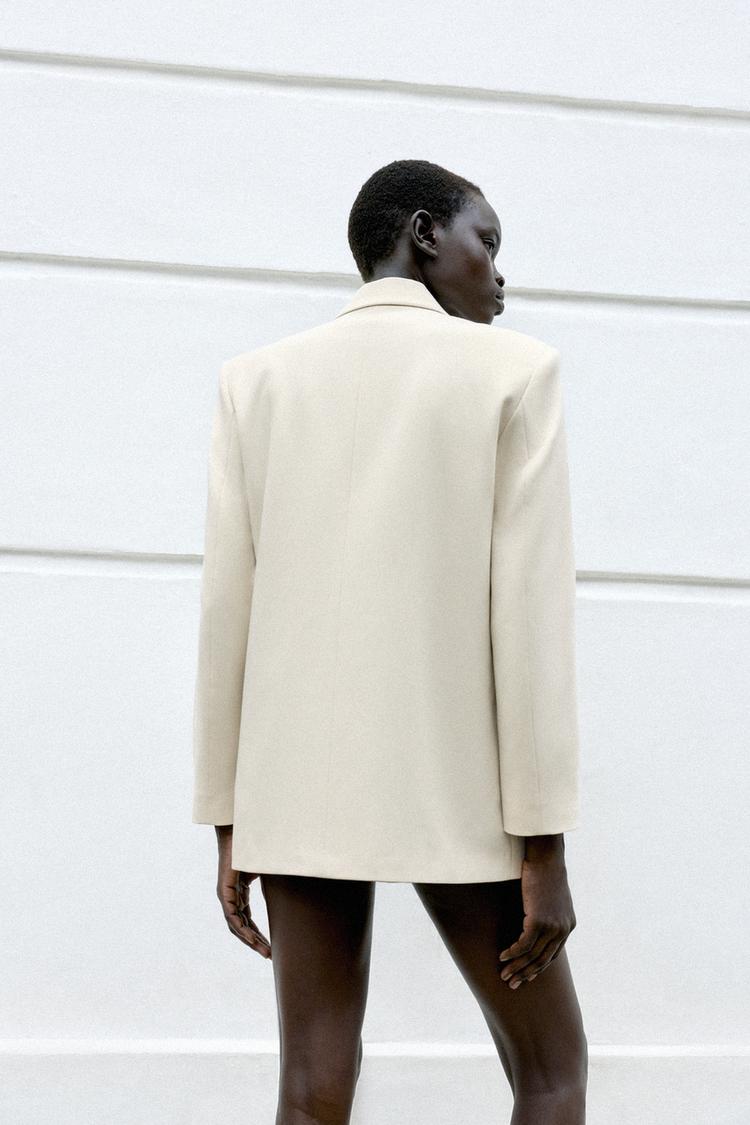 Blazer cruzado de corte oversize 6