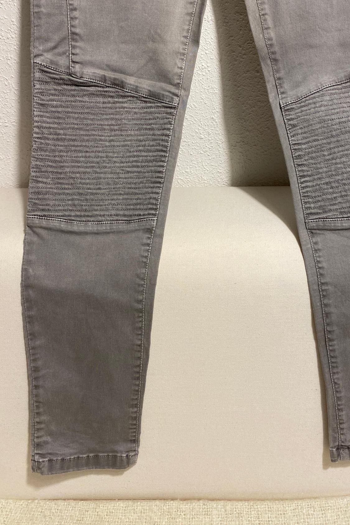 PANTALÓN DENIM GRIS CREMALLERAS ZARA GIRLS CASUAL COLLECTION - Image 3