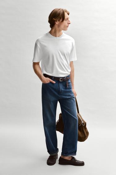 Zara 100% cotton short sleeve T-shirt - White - Image 0