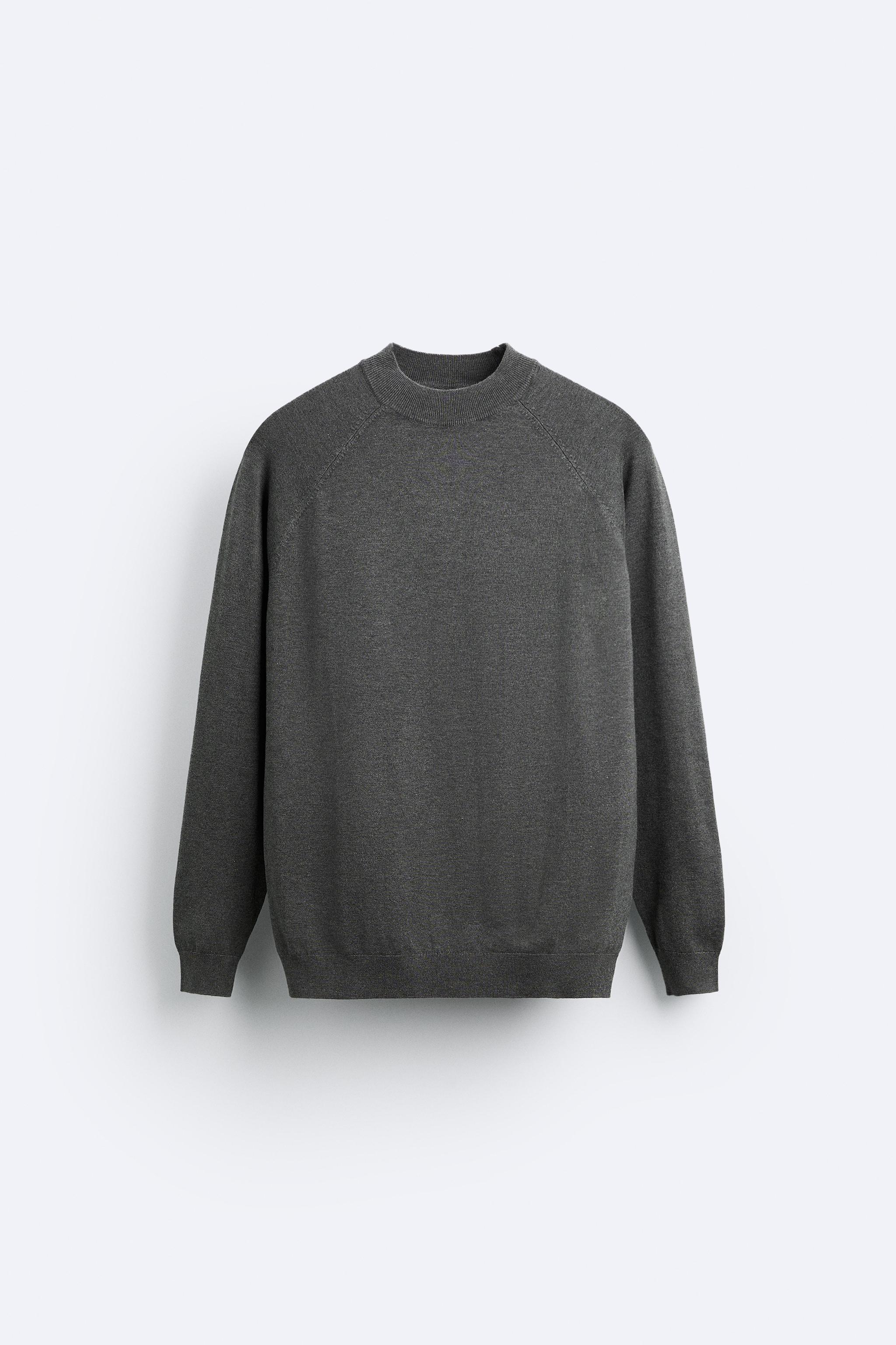 Dark grey shop crew neck sweater