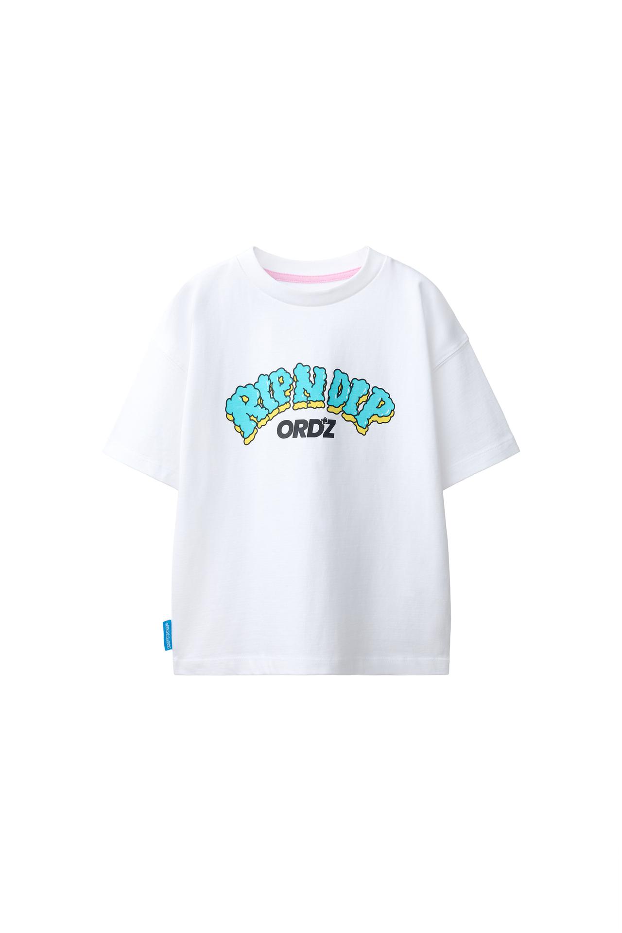 Футболка RIPNDIP © X ZARA KIDS с объёмным логотипом
