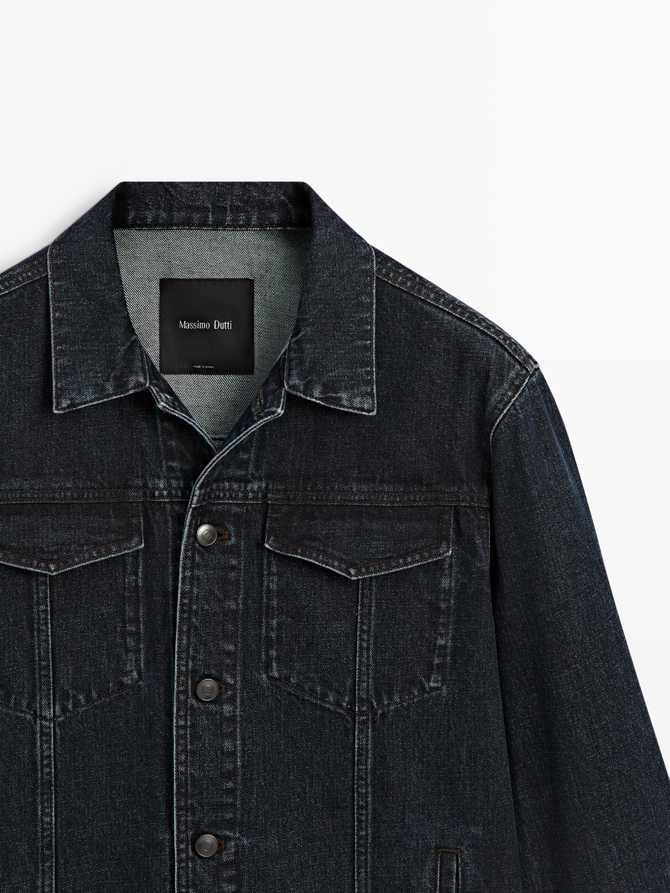 Denim trucker jacket
