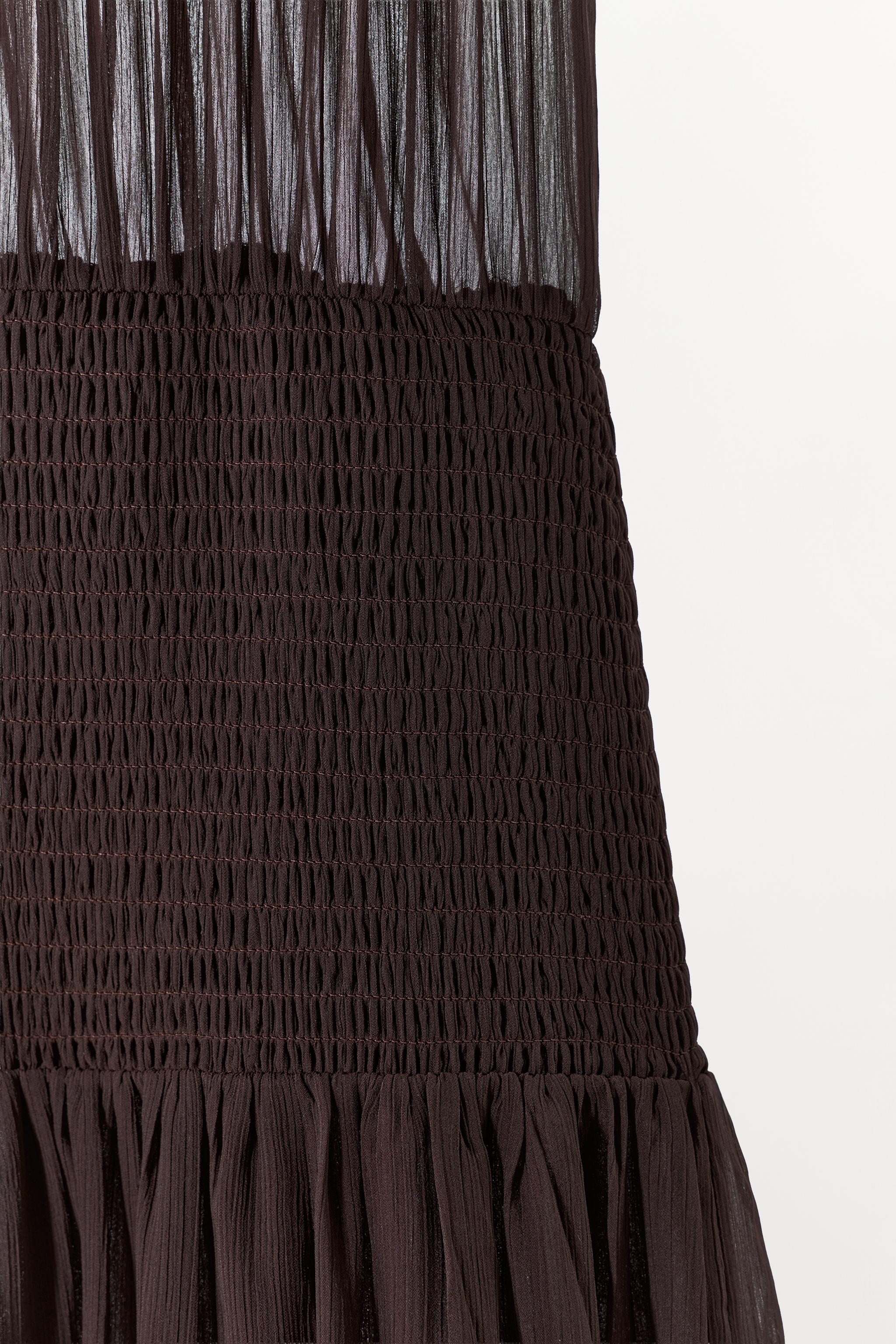 Женские платья Zara LACE STRAP DRESS — фото 10