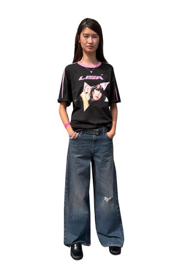 LISA © GRAPHIC T-SHIRT — Black 2