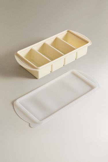 SILICONE CONTAINER WITH COMPARTMENTS - Cream by Zara - Image 1