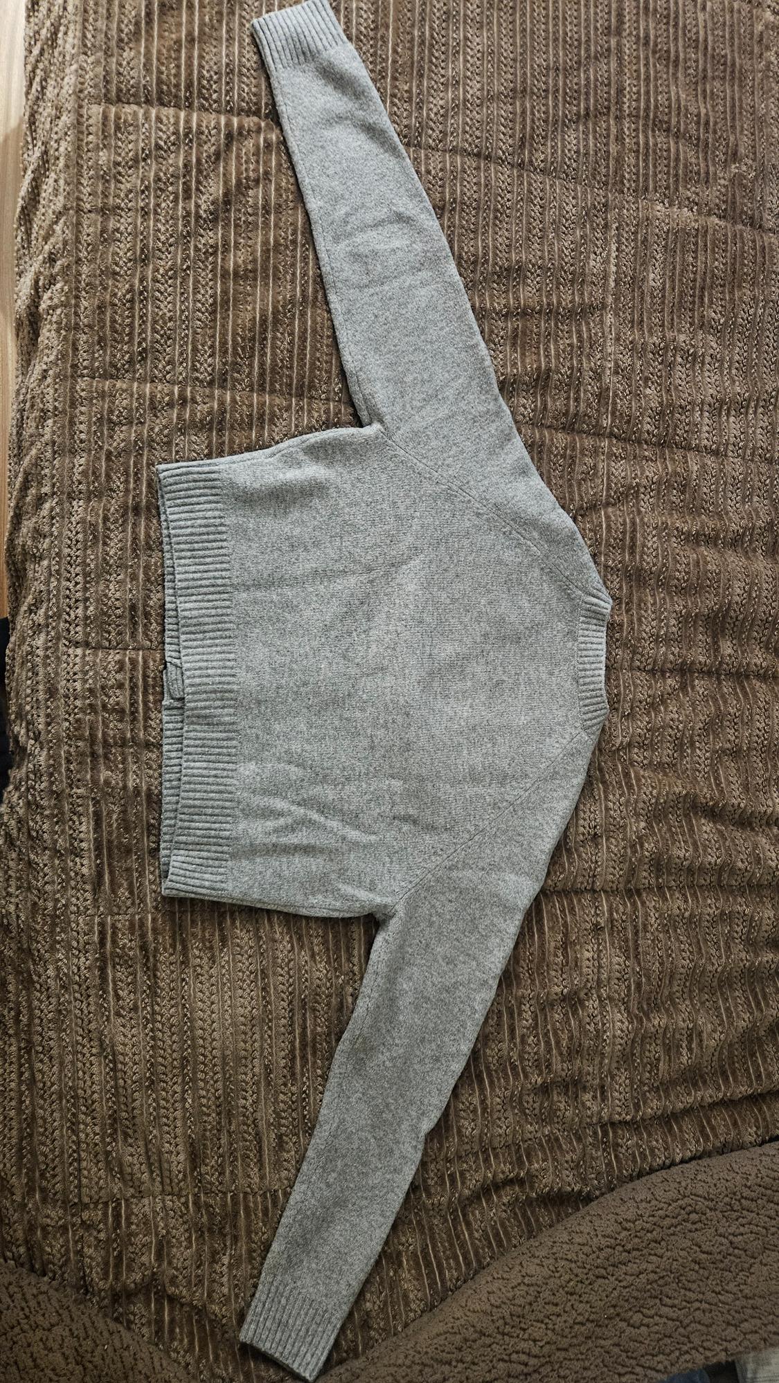 CROPPED KNIT CARDIGAN WITH RIBBED TRIMS - Image 5