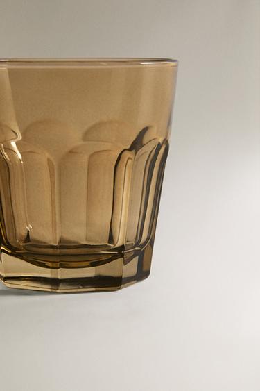 Zara COFFEE TUMBLER WITH RAISED DESIGN - Brown