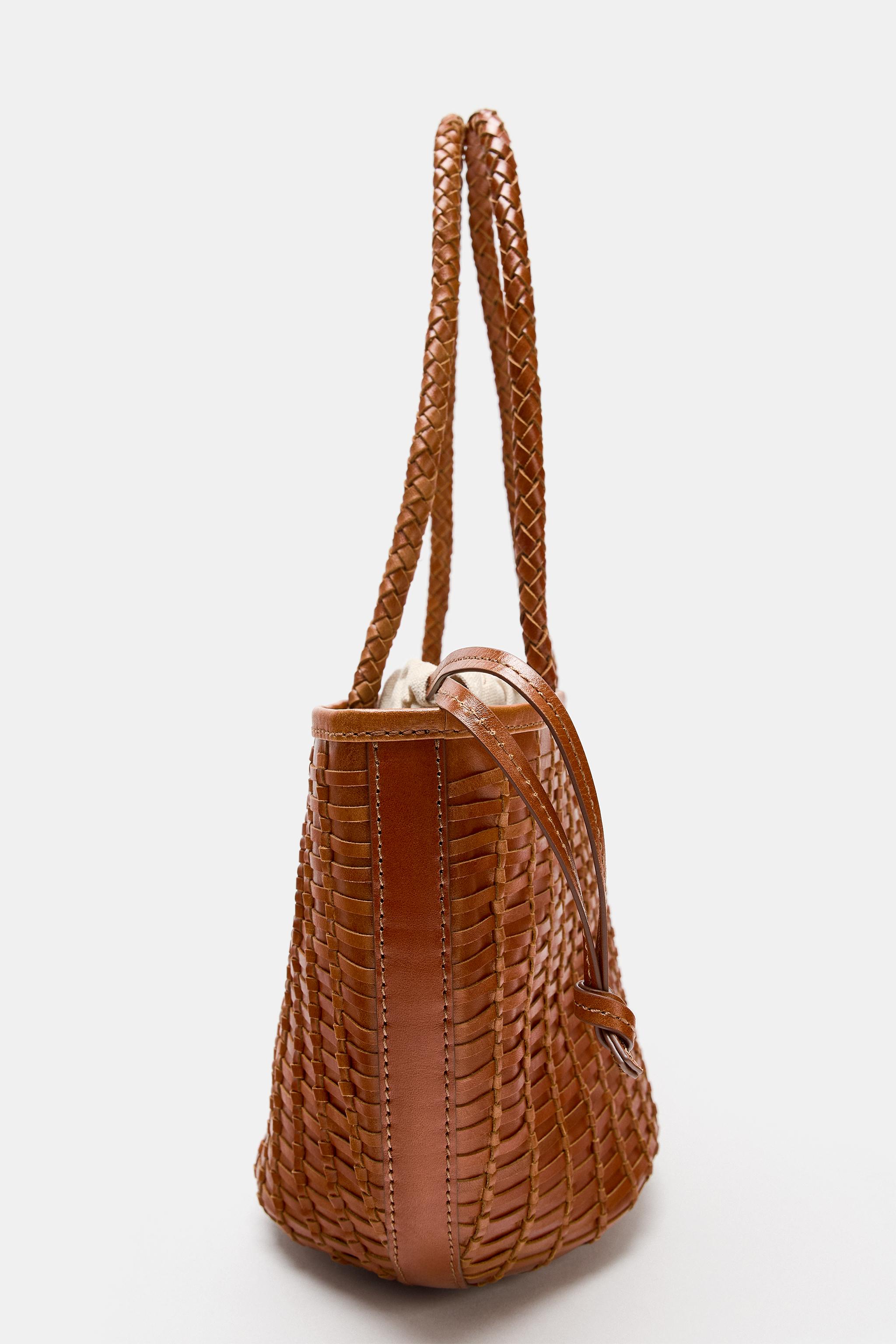 SAC EN CUIR TRESSÉ