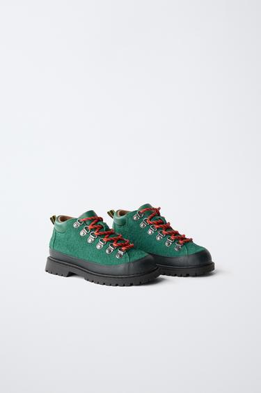 TECHNICAL SNEAKER BOOTS — Green 1