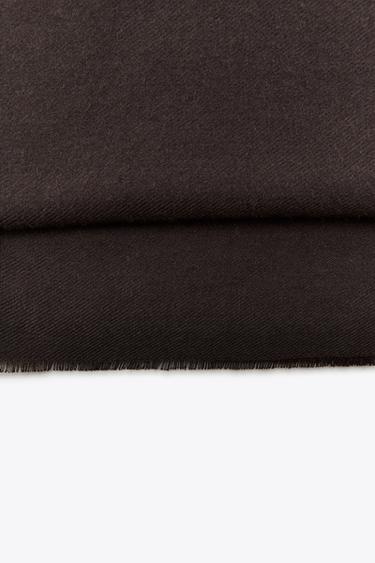 FOULARD UNI DOUX - Marron de Zara - Image 3